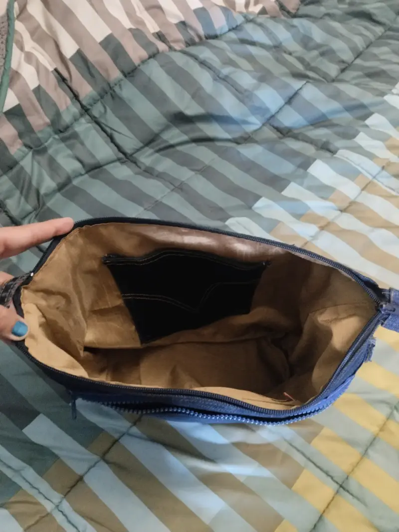 Bolso de mezclilla con bolsillo trasero - 3