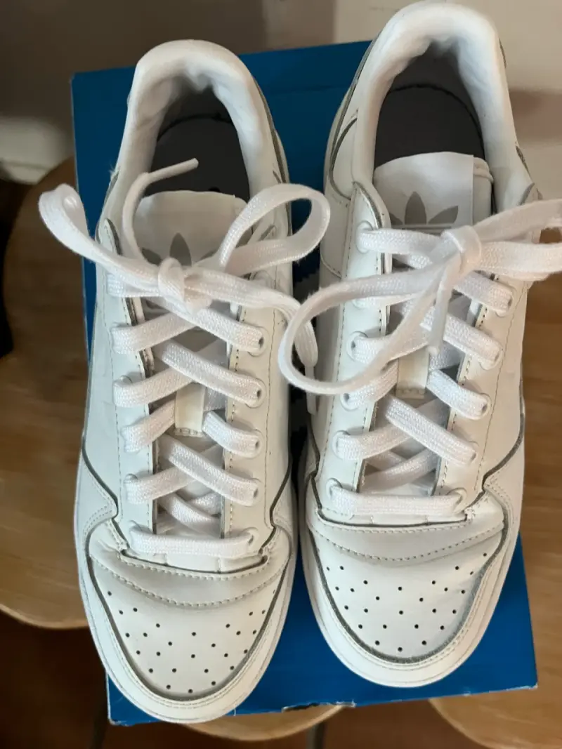 Zapatillas blancas Adidas Forum Bold - 6