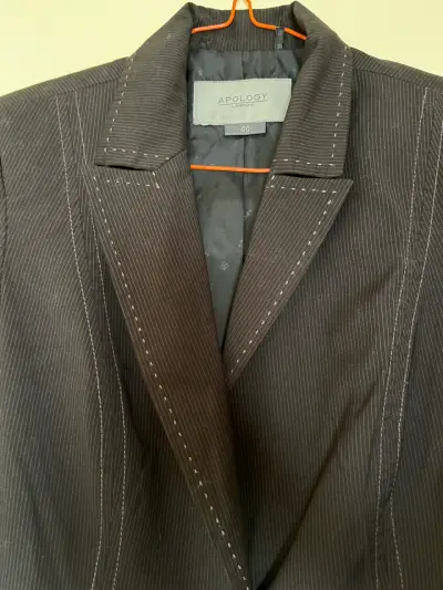 Blazer negro de mujer Apology talla 40 - miniatura 2