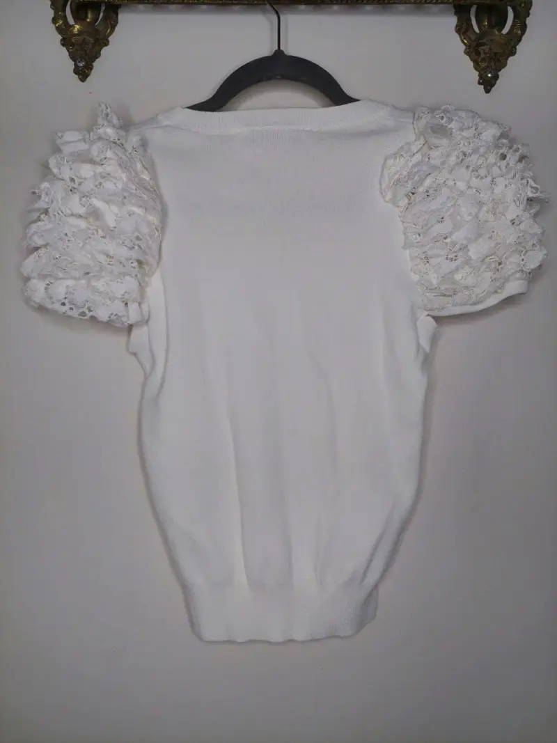 Polera blanca Zara - 2