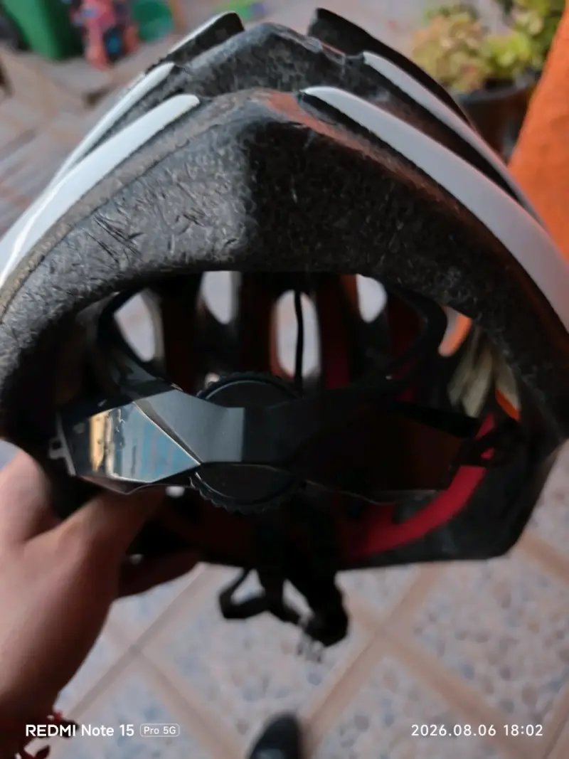 Casco de ciclismo Bontrager blanco y rojo - 4