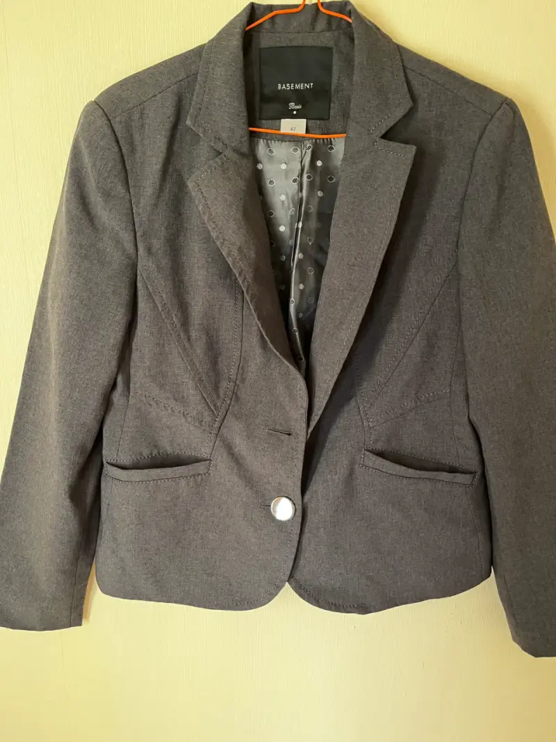 Blazer gris para mujer Basement talla 42 - 1