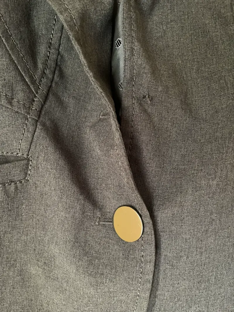 Blazer gris para mujer Basement talla 42 - 3