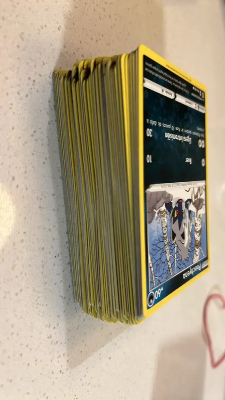 Lote de cartas pokemon borde amarillo originales2
