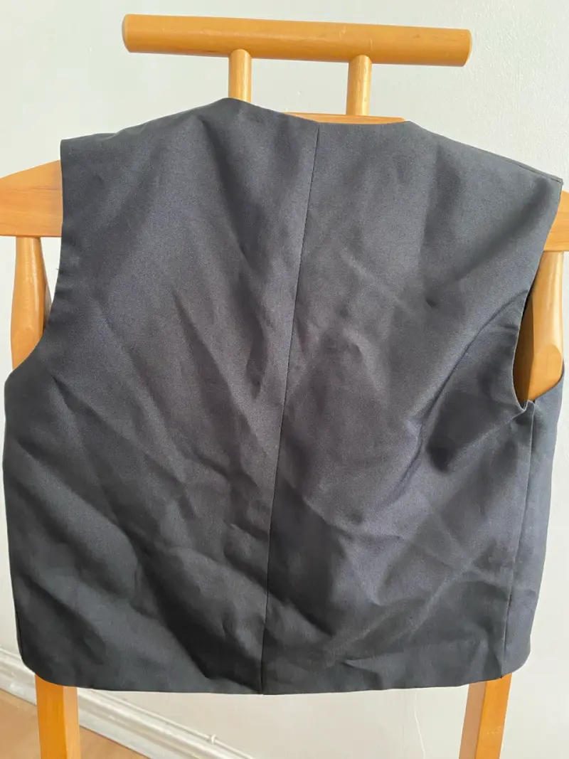 Chaleco Formal Negro para Hombre - 3