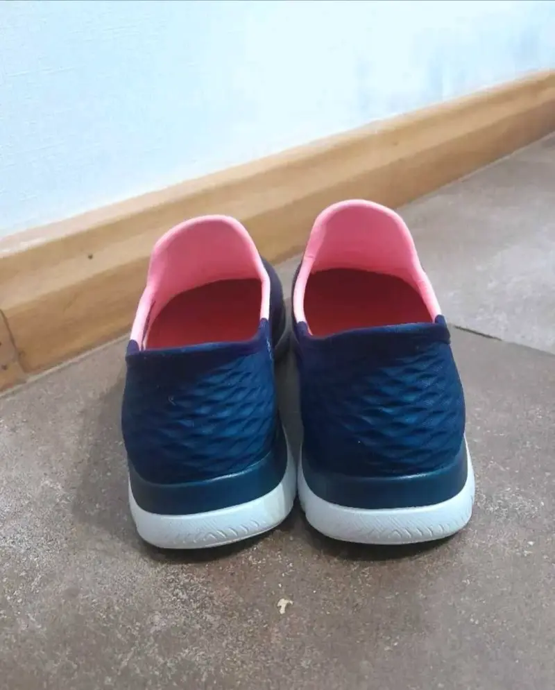 Zapatillas deportivas Skechers azul para mujer - 5