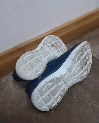 Zapatillas deportivas Skechers azul para mujer - miniatura 6