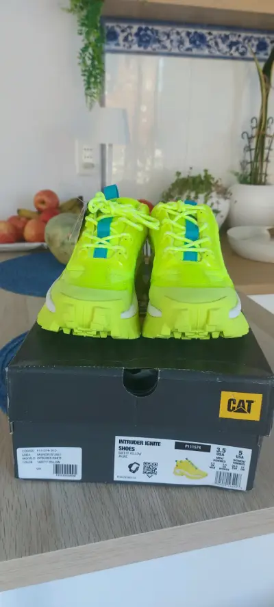 Zapatillas CAT Intruder Kinite Neón - miniatura 5