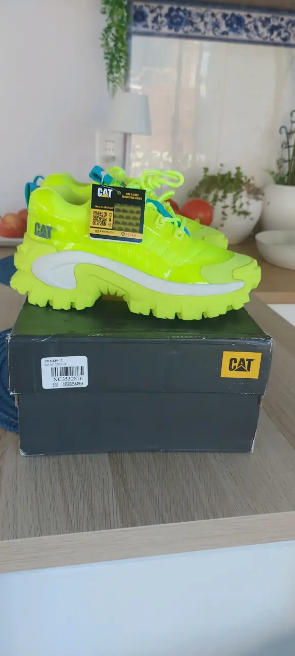 Zapatillas CAT Intruder Kinite Neón - 6