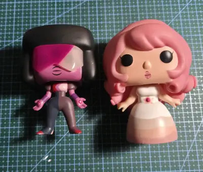 Funko Pop Garnet y Rose Cuarzo - Steven Unive - miniatura 2