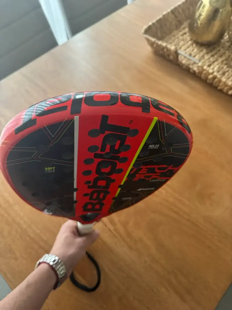 Pala de pádel Babolat Technical Viper roja - 3