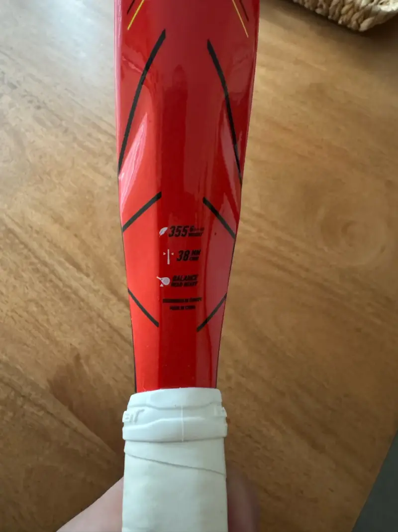Pala de pádel Babolat Technical Viper roja - 4