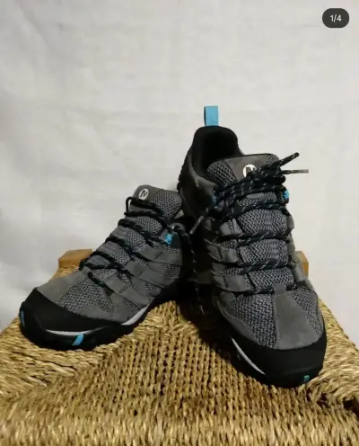 Zapatillas de senderismo Merrell Gore-Tex grises - miniatura 1