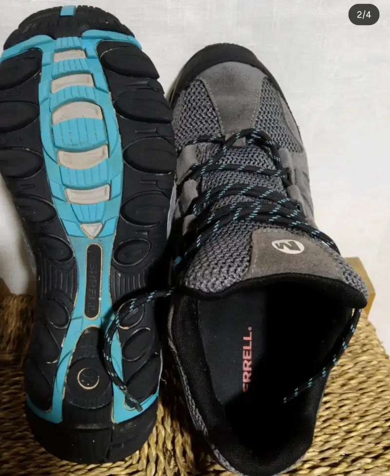 Zapatillas de senderismo Merrell Gore-Tex grises - 2