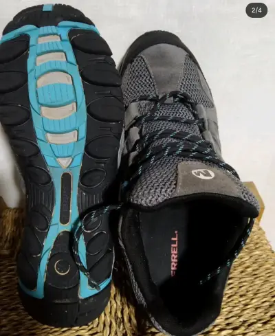 Zapatillas de senderismo Merrell Gore-Tex grises - miniatura 2
