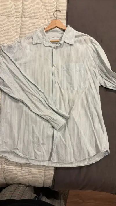 Camisa de rayas Zara para hombre - miniatura 1