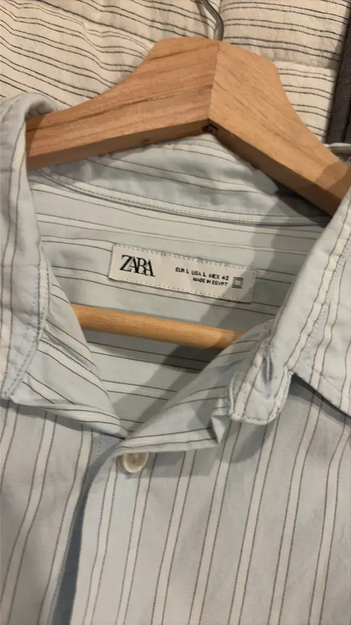 Camisa de rayas Zara para hombre - 2