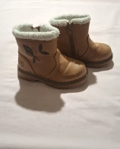 Botas de invierno para niños con forro de lana - miniatura 1