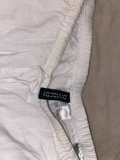 Pantalones cortos blancos de lino Divided - miniatura 2
