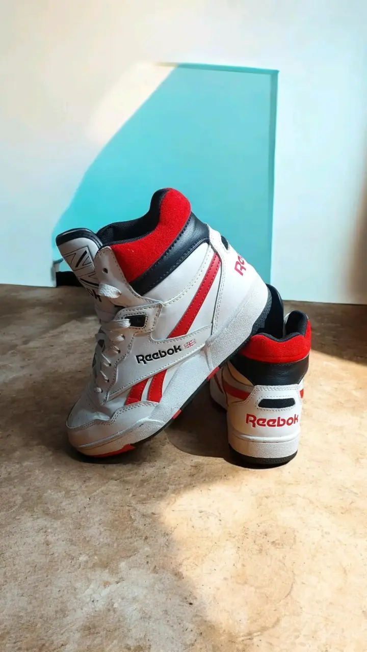 Zapatillas deportivas Reebok blancas y rojas - 1
