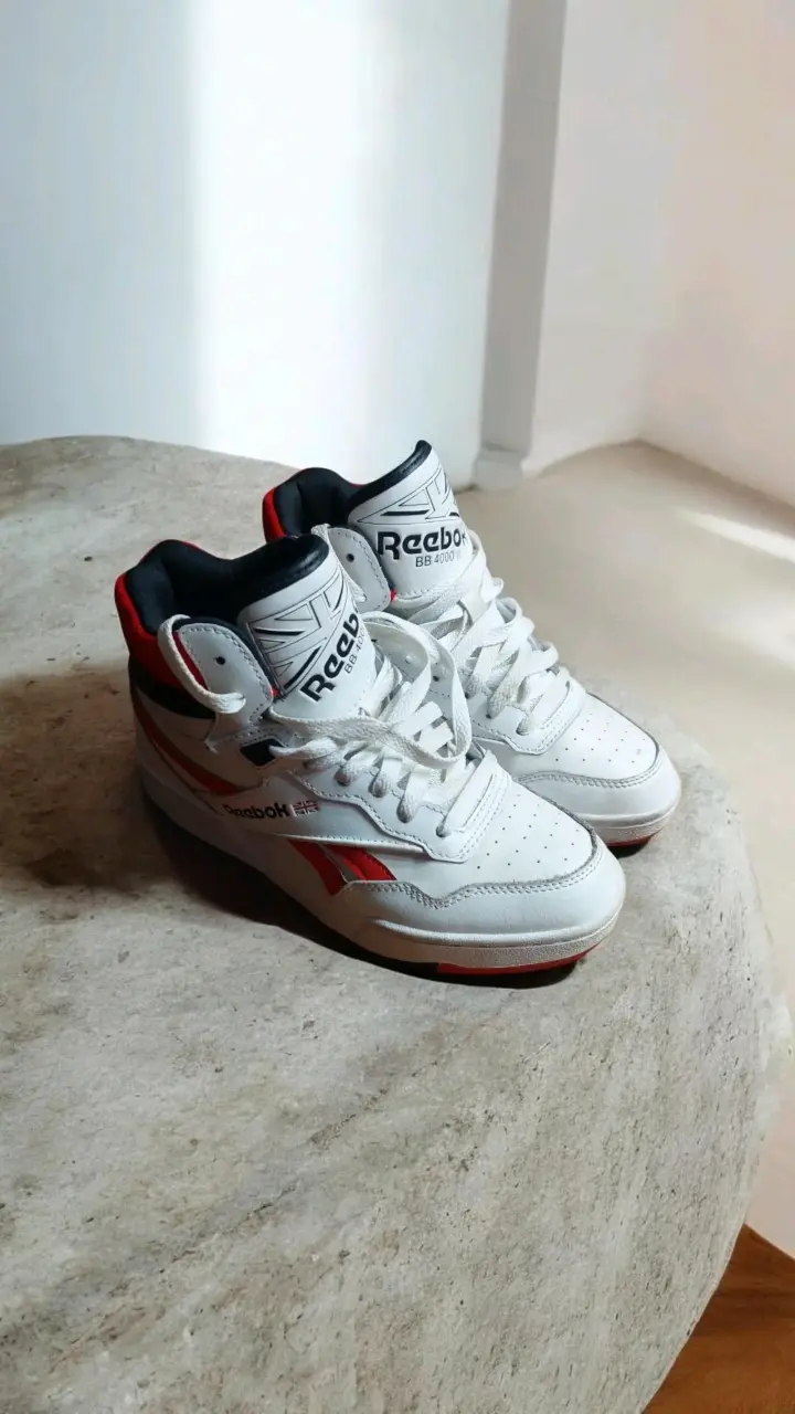 Zapatillas deportivas Reebok blancas y rojas - 2