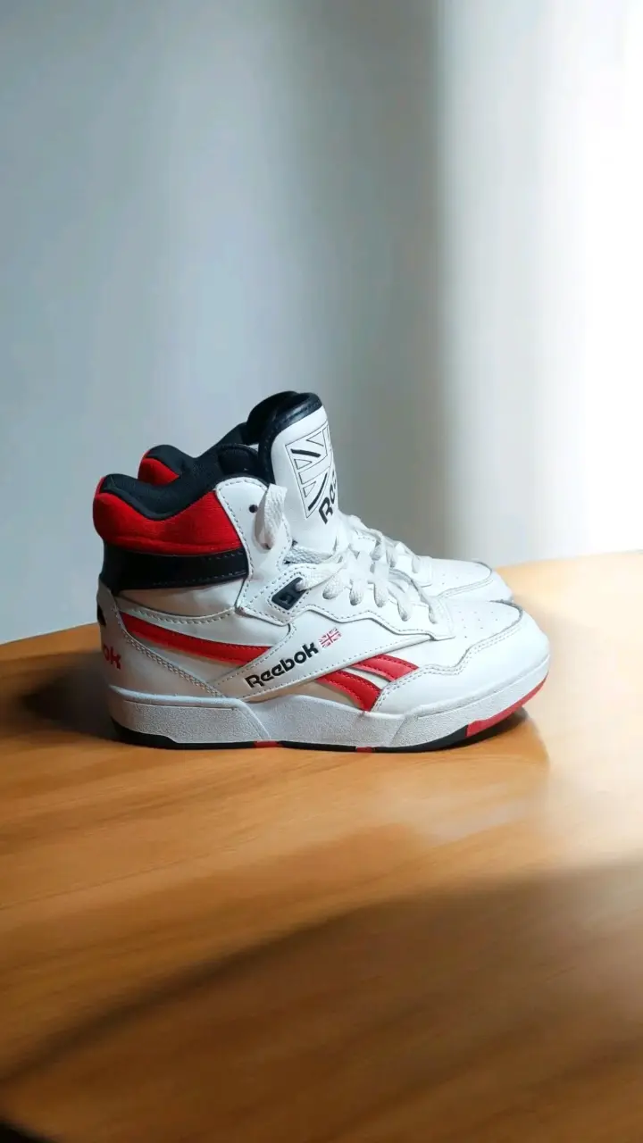 Zapatillas deportivas Reebok blancas y rojas - 3