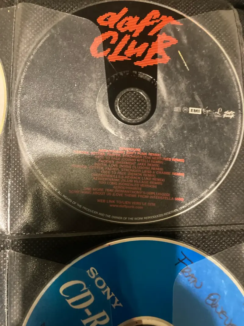 Binder de CDs case logic de música variada - 3