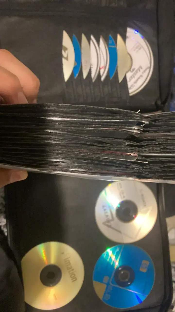 Binder de CDs case logic de música variada - 5