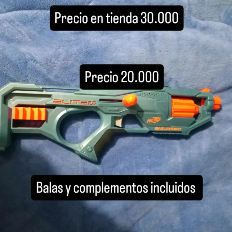 Lanzador Nerf Elite 2.0 Eaglepoint con accesorios