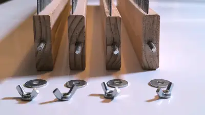 Telar de madera ajustable para manualidades - miniatura 4