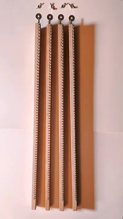 Telar de madera ajustable para manualidades - miniatura 6