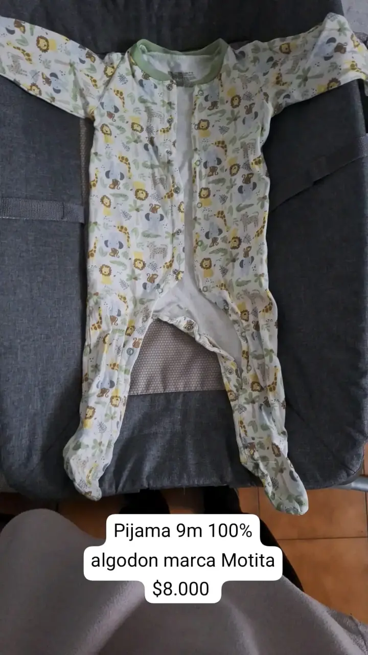 Pijama de bebé 9 meses algodón - 2