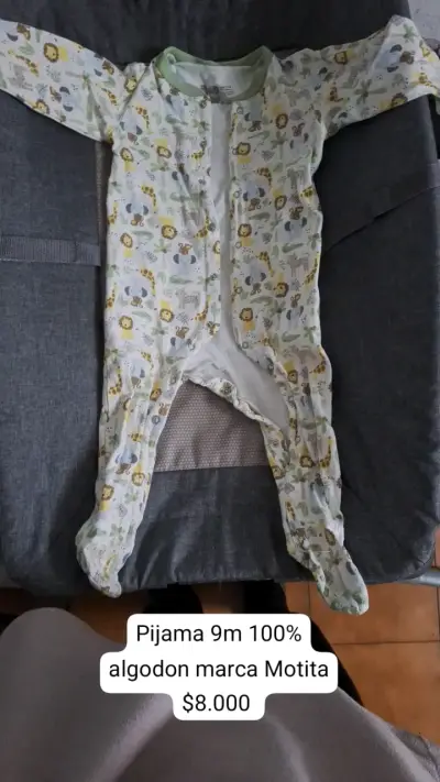 Pijama de bebé 9 meses algodón - miniatura 2