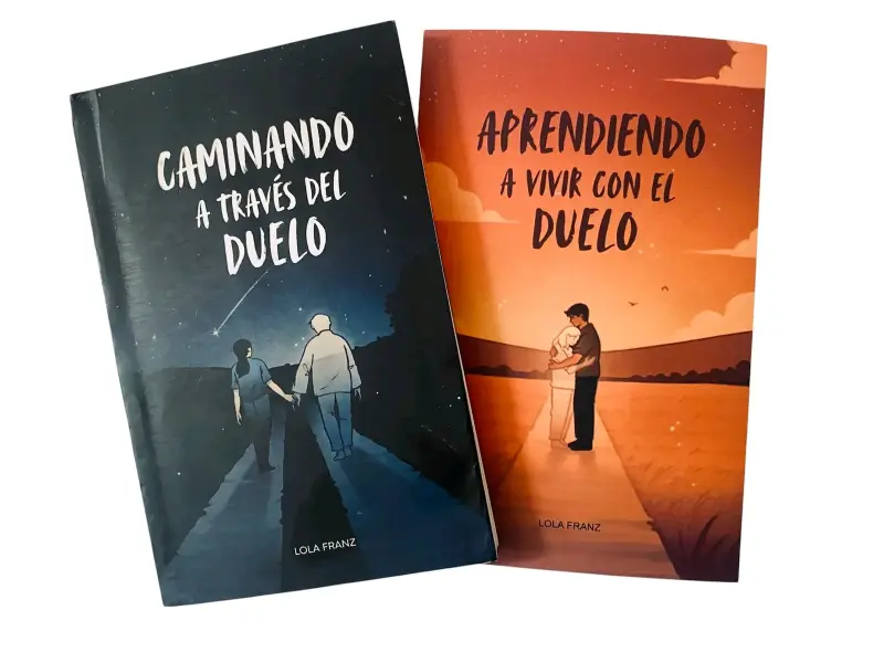 Set de libros sobre el duelo por Lola Franz