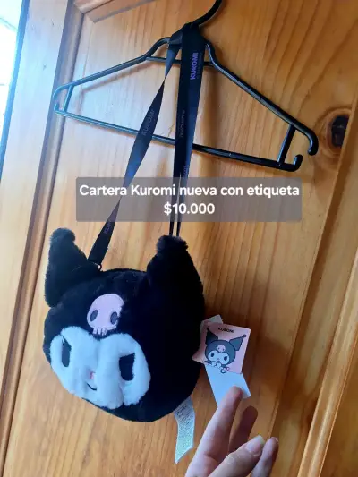 Cartera de peluche Kuromi nueva con etiqueta - miniatura 1