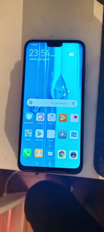 Huawei Y9 2019 smartphone rosa en buen estado - miniatura 1