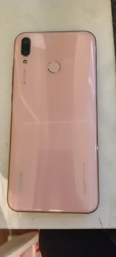 Huawei Y9 2019 smartphone rosa en buen estado - miniatura 2