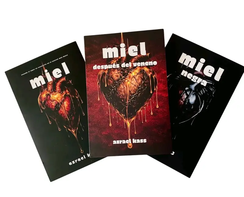 Trilogía de libros 'Miel' de Azrael Kass