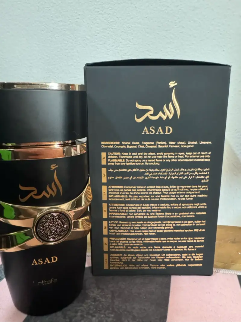 Perfume Asad Lattafa Eau de Parfum 100ml - 3
