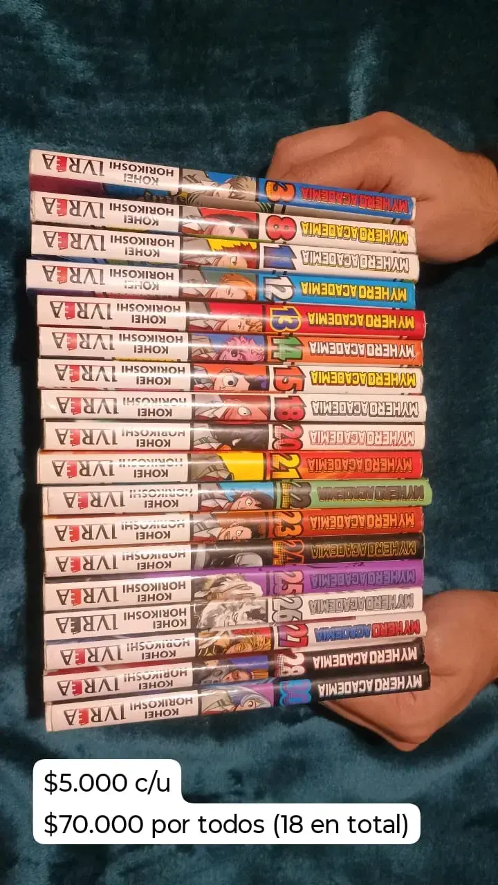 Colección de mangas Boku No Hero/My Hero Academia