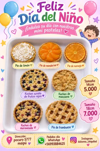 Mini tartaletas para el Día del niño👦 - miniatura 1