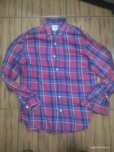 Camisa a cuadros Old Navy slim fit talla L - miniatura 2