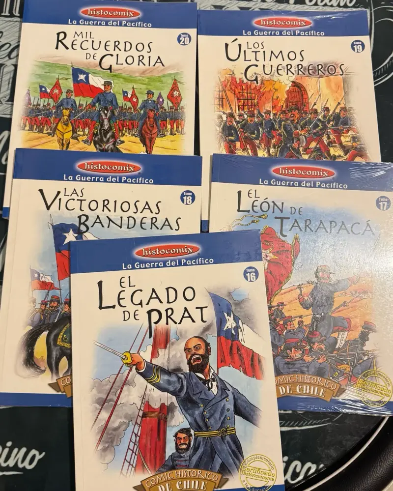 Colección de cómics históricos de Chile Histocomix - 2