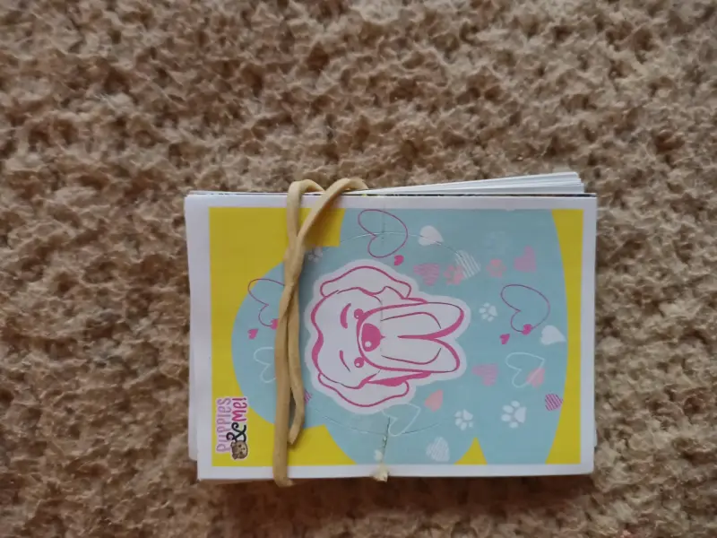 Láminas de álbum de perritos