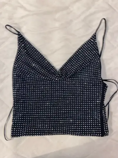 Top de tirantes con lentejuelas Zara - miniatura 1