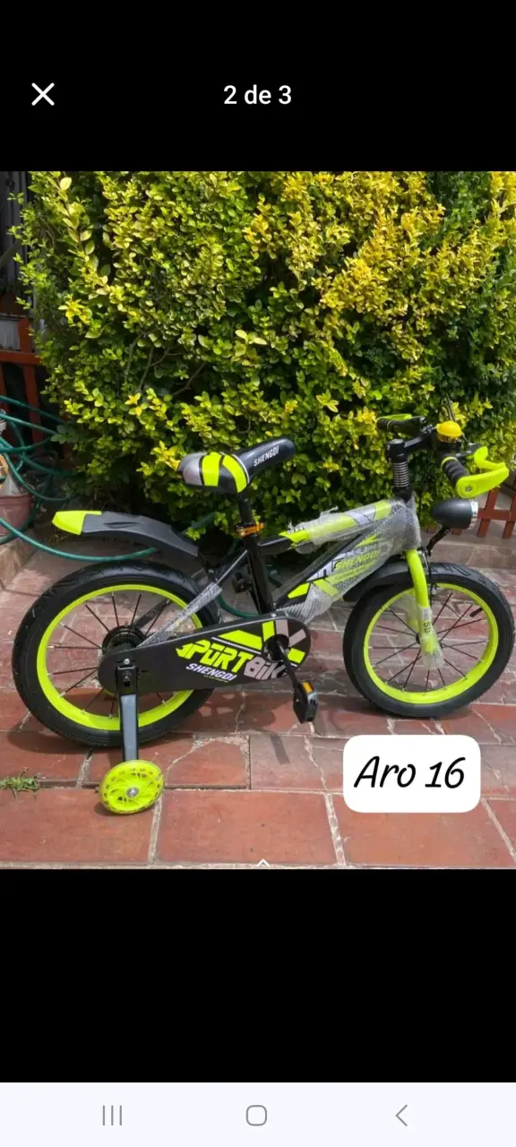SE VENDEN BICICLETAS NUEVAS ARO 16 y 12 - 1