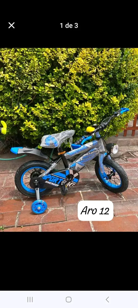 SE VENDEN BICICLETAS NUEVAS ARO 16 y 12 - 2