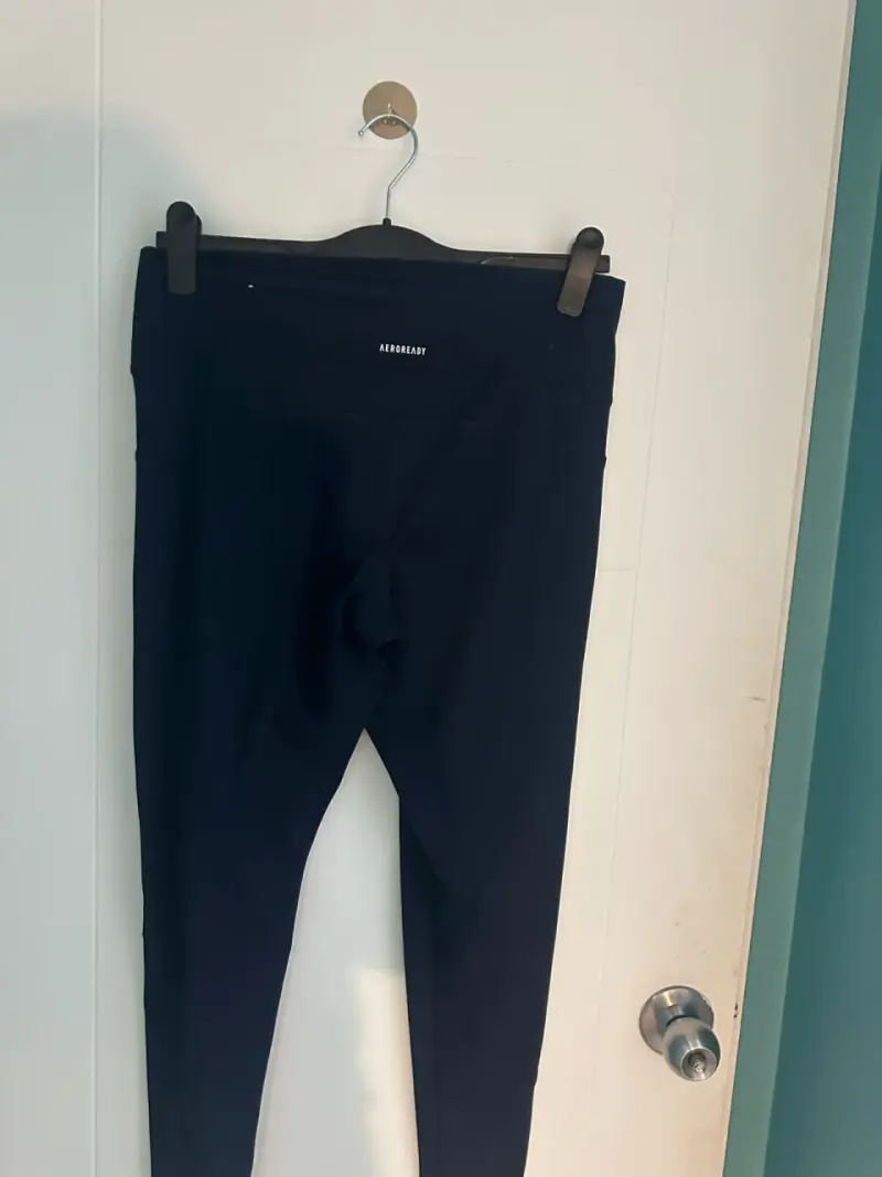 Leggings deportivos Adidas azul marino talla L - 2