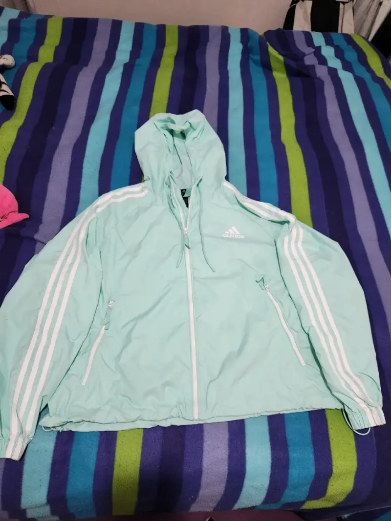 Chaqueta deportiva Adidas verde menta - 2