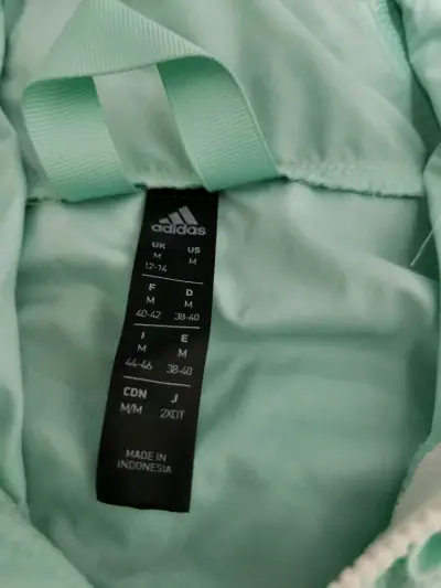 Chaqueta deportiva Adidas verde menta - miniatura 3